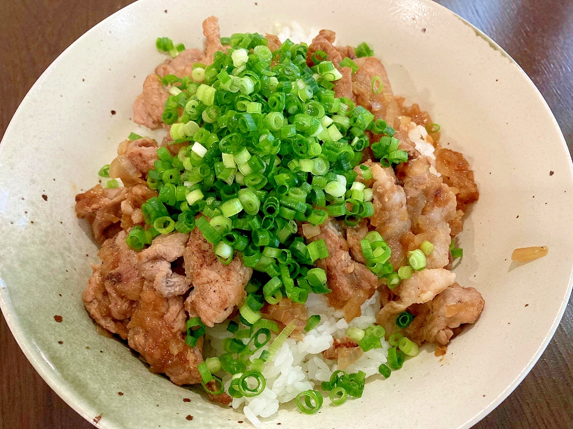 我流豚丼