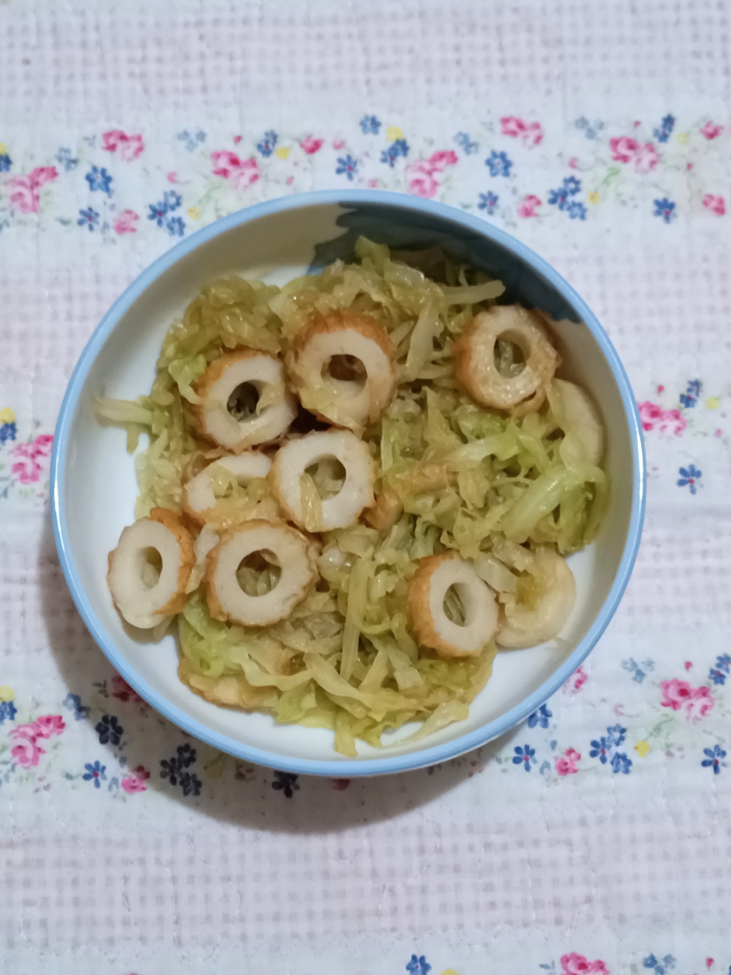 ちくわとキャベツのやきとりのたれ味炒め★