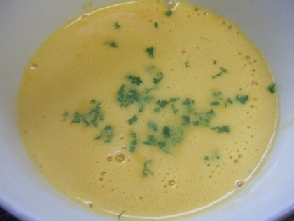 ミキサーで簡単　豆乳かぼちゃスープ