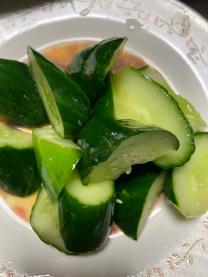 唐辛子のピリ辛がごま油で円やかになっていて　とても美味しく頂きました