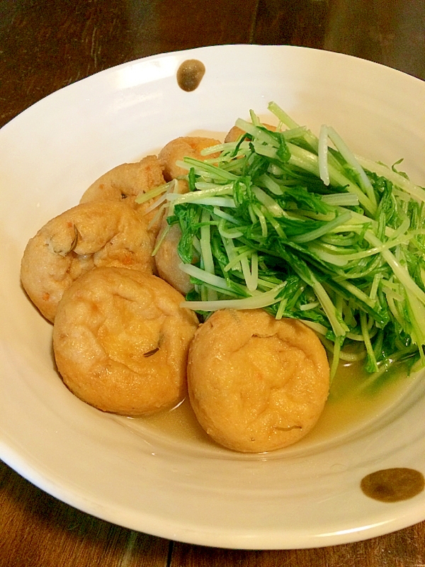 水菜とがんもどきの煮物