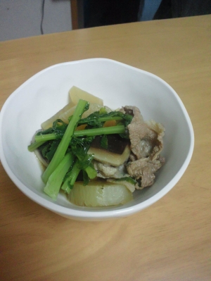 大根と豚肉のあっさり煮