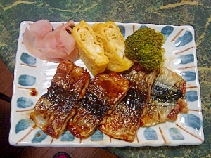 フライパンクッキング☆旬☆サンマのかば焼き