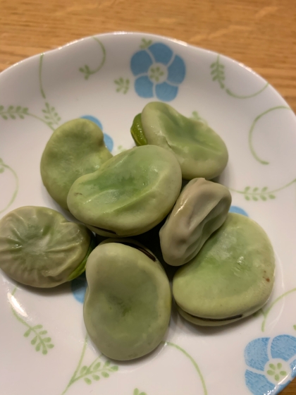ストウブで！そら豆の蒸し煮