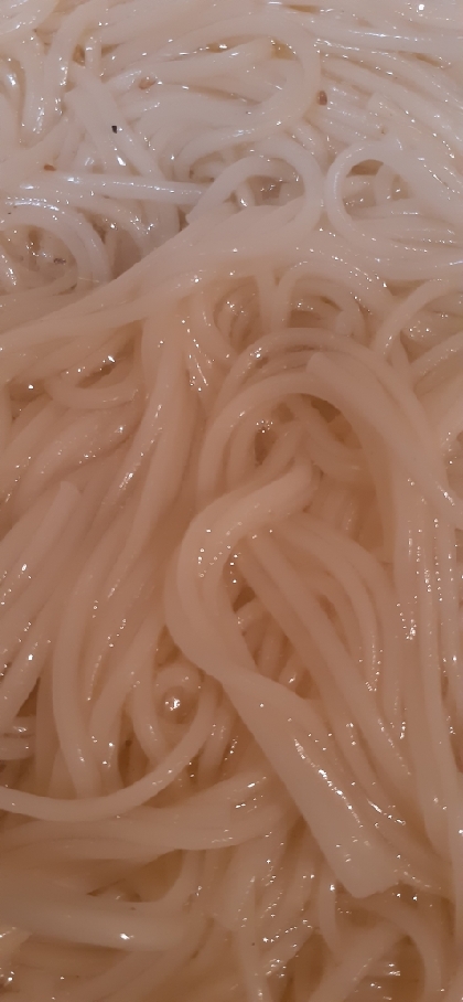 鶏ガラが決め手！アレンジそうめん