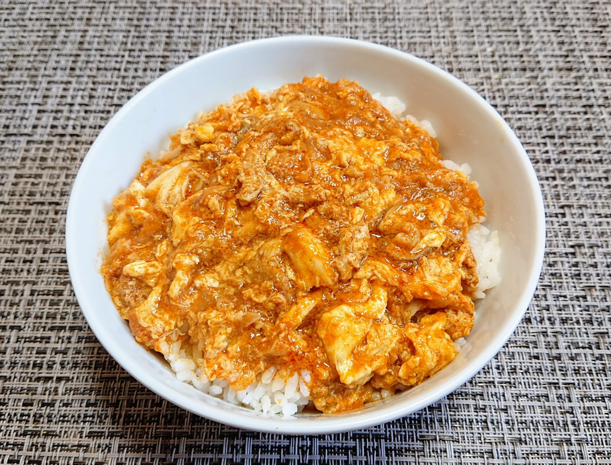 バターチキンカレーの親子丼