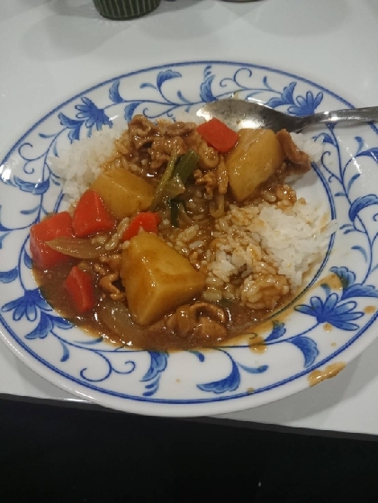 市販のルーでココナッツオイルカレー