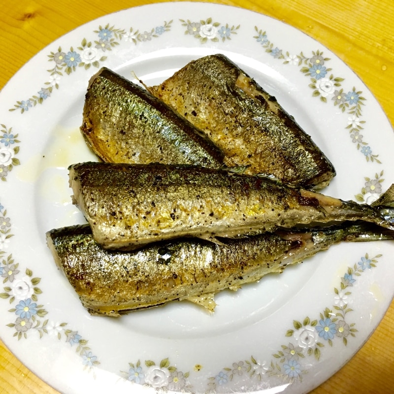 さんま 香草 焼き フライパン