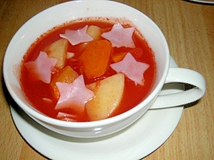 冷凍のカレーミックスde簡単★トマトスープ