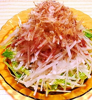 居酒屋風☆大根サラダ(梅ドレッシング)