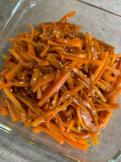 同じく人参を買いすぎたので作ってみました！優しいお味で箸が進みそうです！