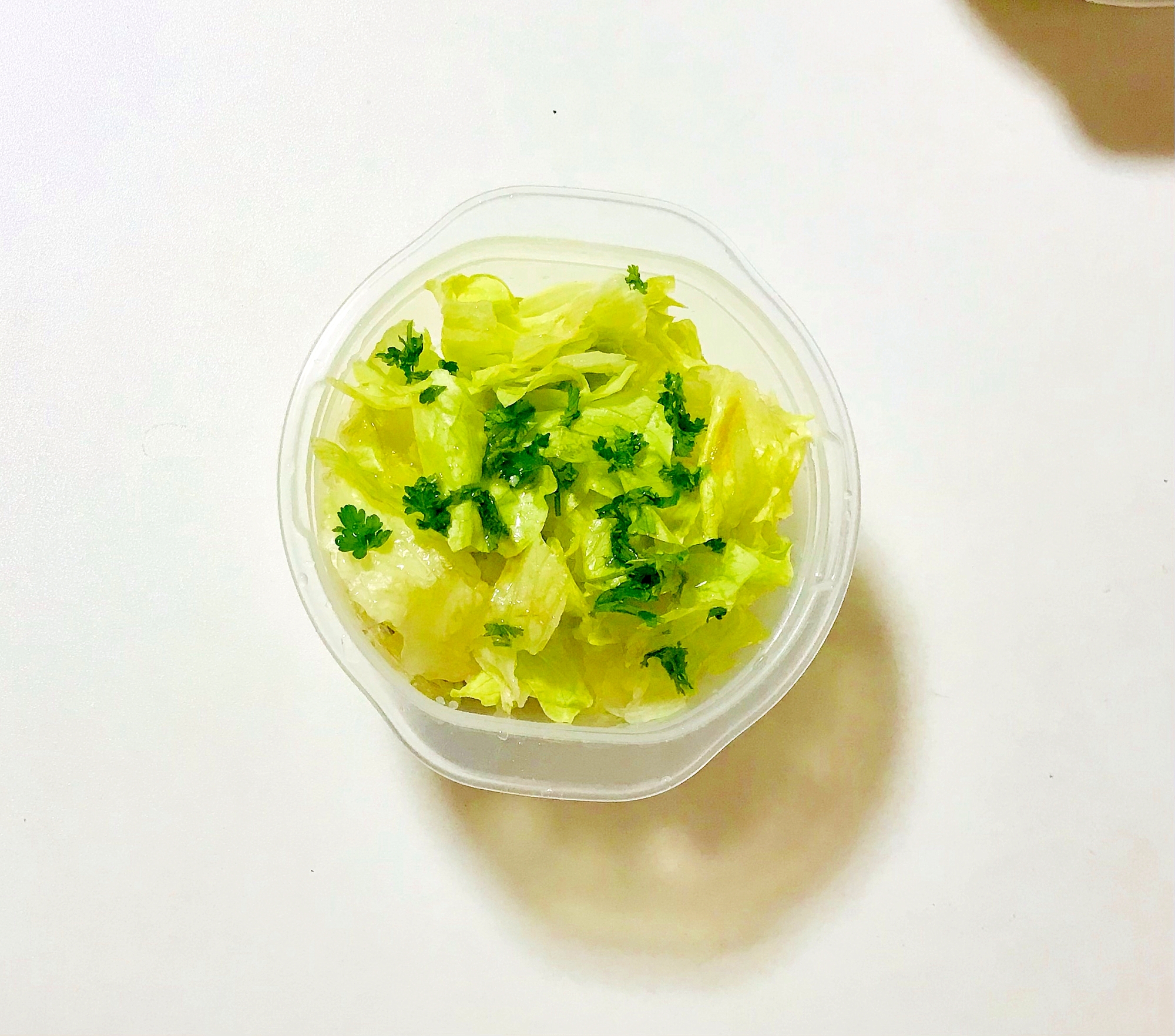 レタスとパセリの簡単サラダ