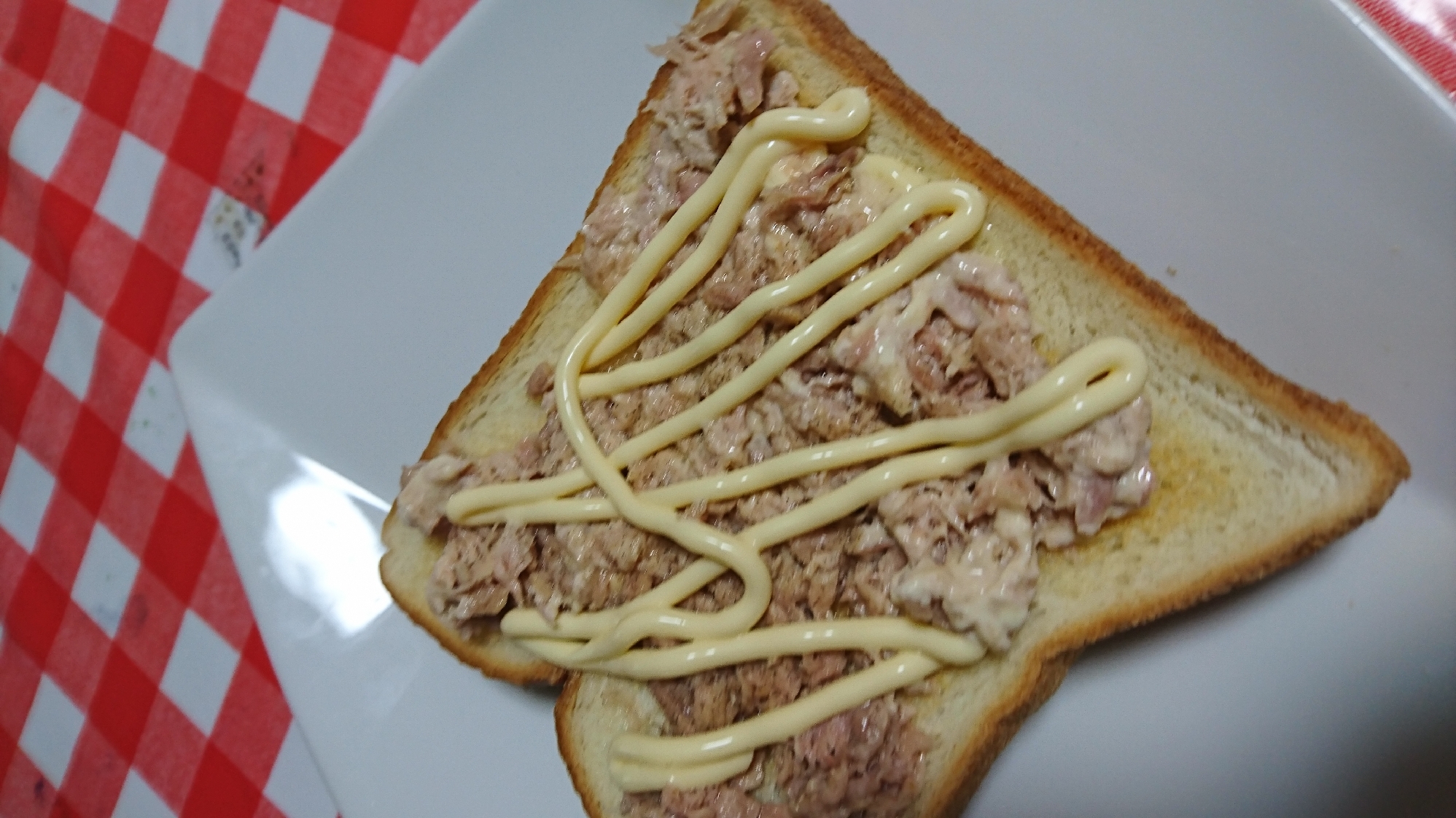 朝食★簡単シーチキンパン