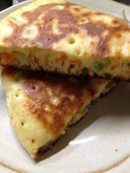 朝食に^ ^
野菜も取れてお腹にたまって美味しかったです*\(^o^)/*