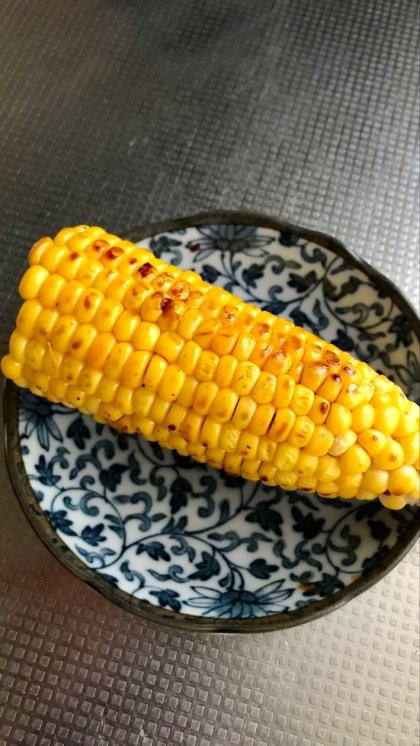 魚焼きグリルで簡単焼きとうもろこし