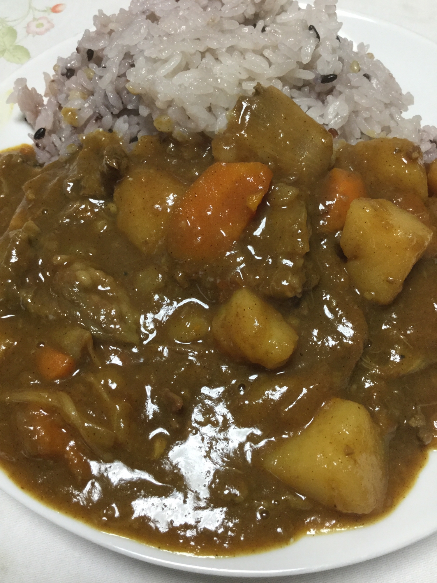 ニンニクたっぷりカレー