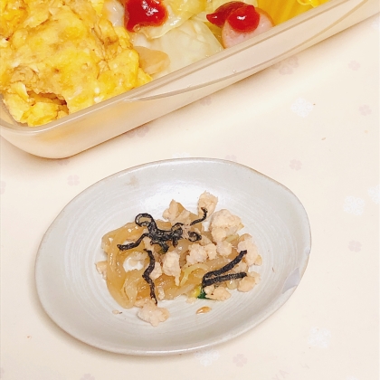 もやしとツナの塩昆布サラダ