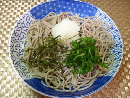 こんにちは♪お蕎麦で作りました♪おろしとシソでさっぱり、美味しくいただきました。レシピありがとうございました。ごちそうさまでした(๑^᎑^๑)