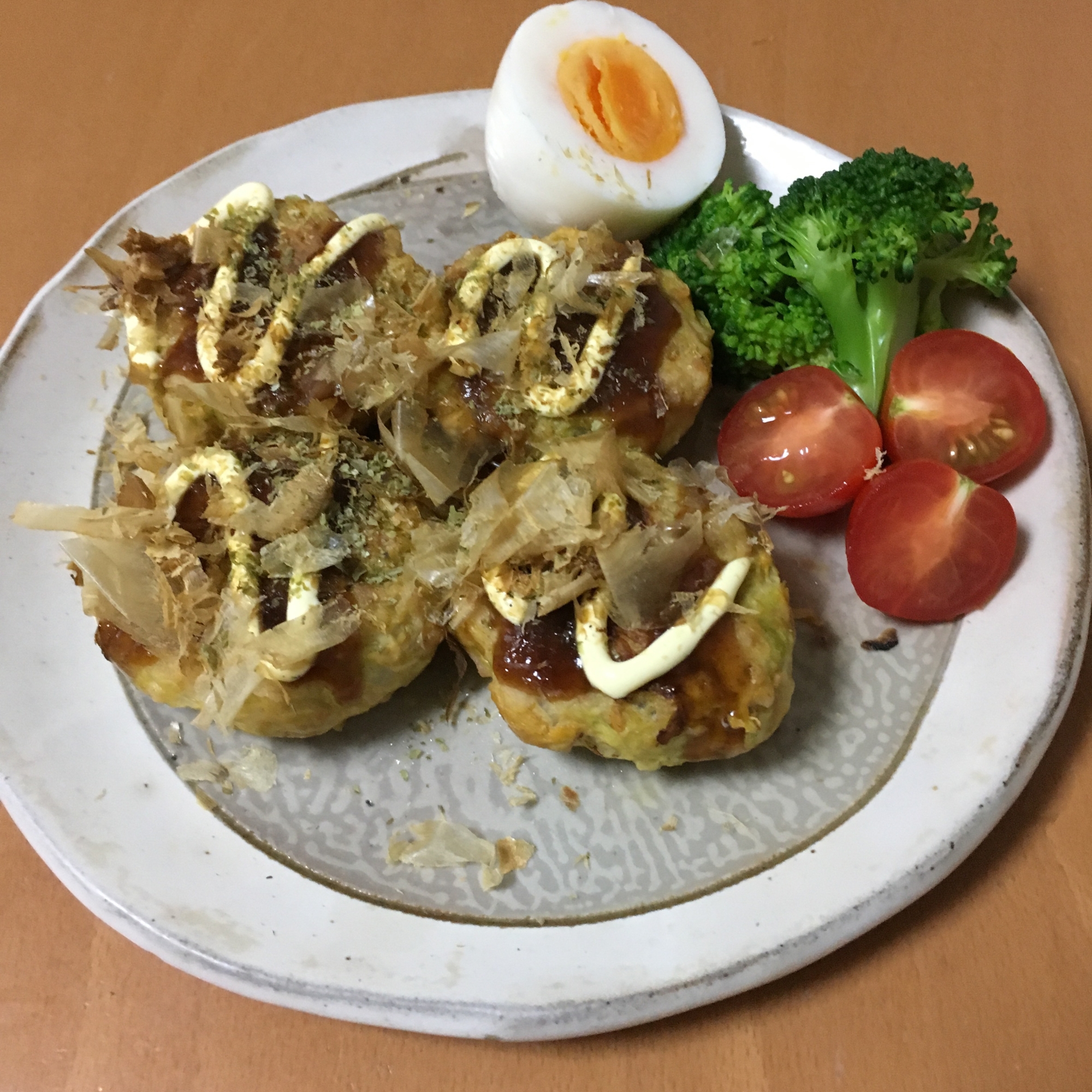 きゃべつのお好み焼き風つくね♪