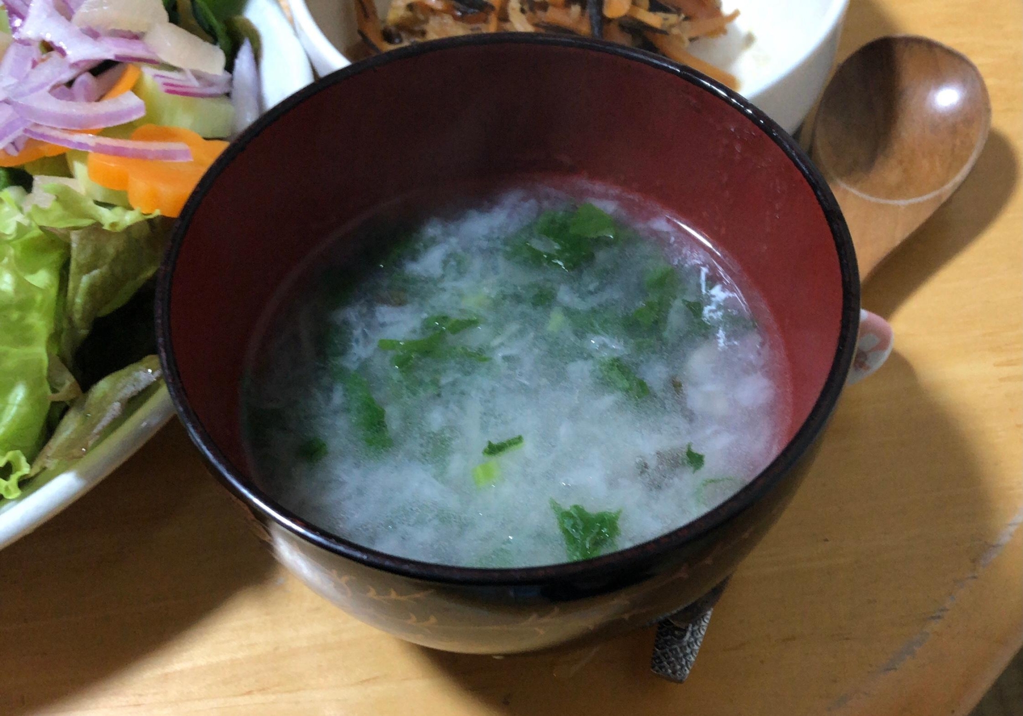 葛粉を使ったとろとろスープ！