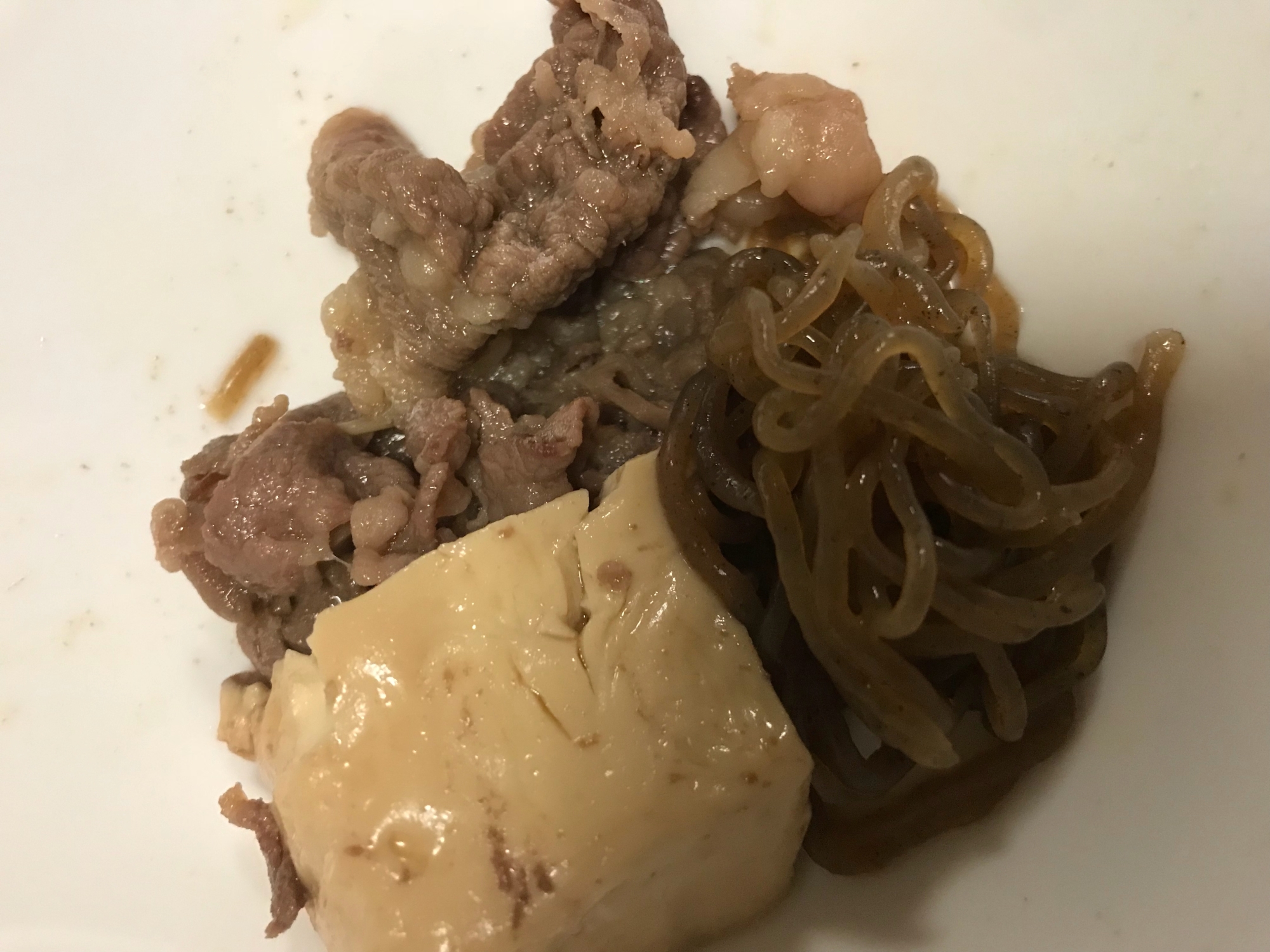 こんにゃく入り肉豆腐