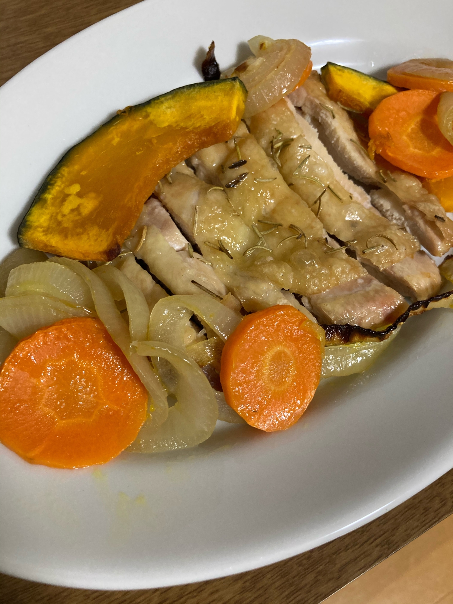 鶏モモ肉と彩り野菜のグリル