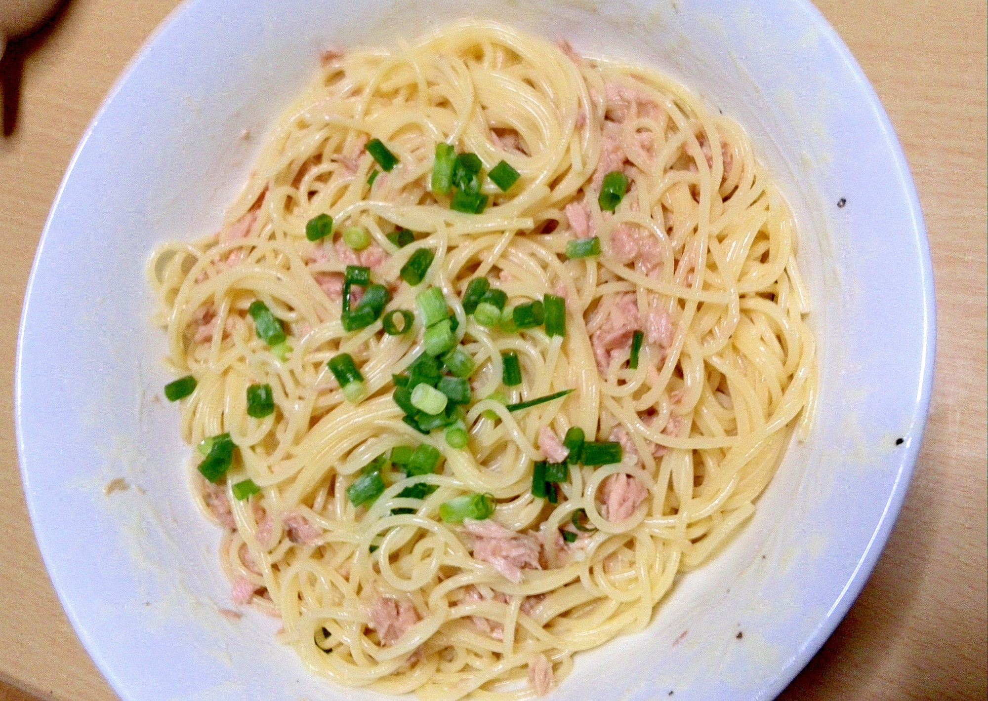 混ぜるだけのツナパスタ