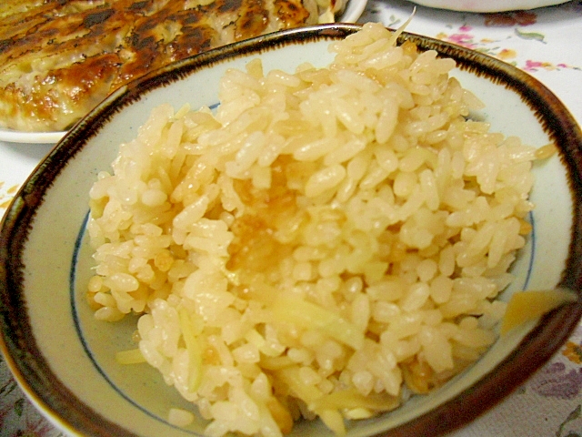 うまい！新ショウガの炊き込みご飯