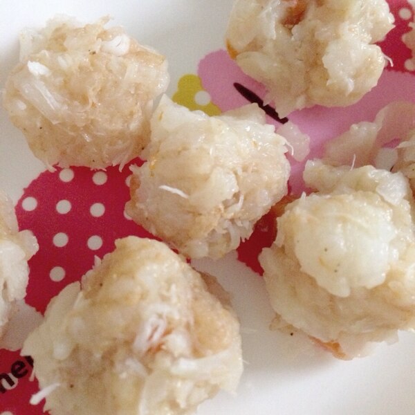 離乳食 白身魚 鯵 入り軟飯握り レシピ 作り方 By みぃゃんっ 楽天レシピ 離乳食 白身魚 鯵 入り軟飯握り レシピ 作り方 By みぃゃんっ 楽天レシピ