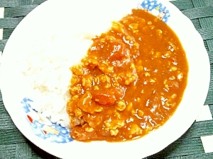 トマト缶でパパッとカレー