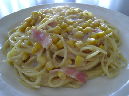 とろ り コーンクリームパスタ レシピ 作り方 By さだもっち7266 楽天レシピ