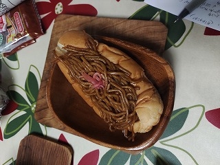 香ばしい！焼きそばパン