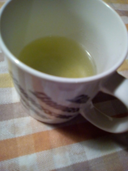 かぼす入りはちみつ緑茶