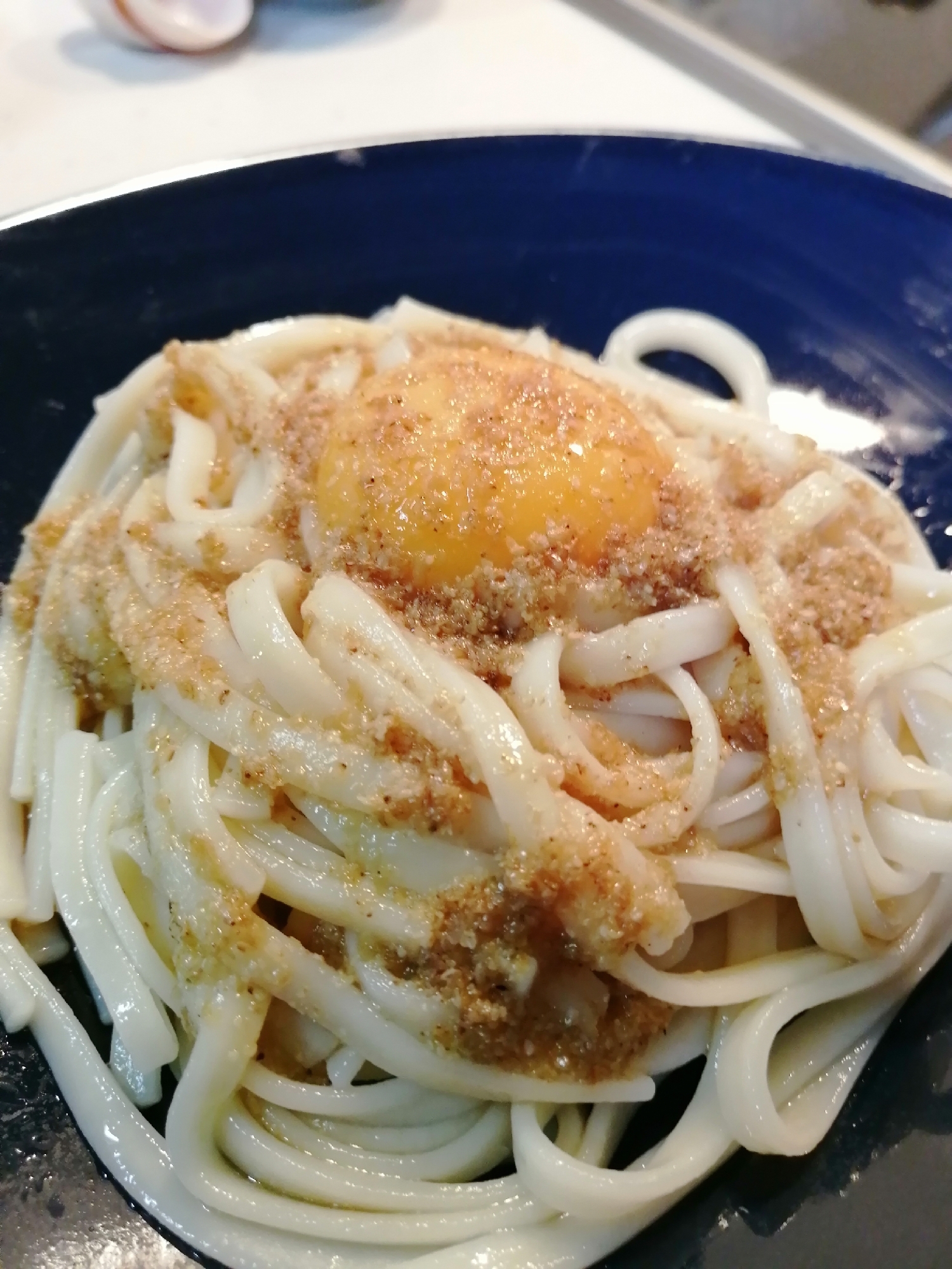 さっぱり冷製釜玉うどん レシピ 作り方 By なおきかな 楽天レシピ
