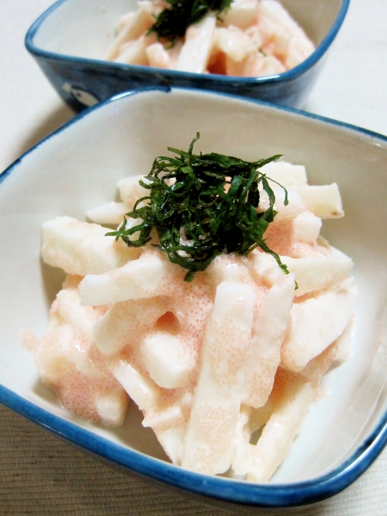 長いもは明太マヨ和えが美味い レシピ 作り方 By ｙａｍａｔ 楽天レシピ