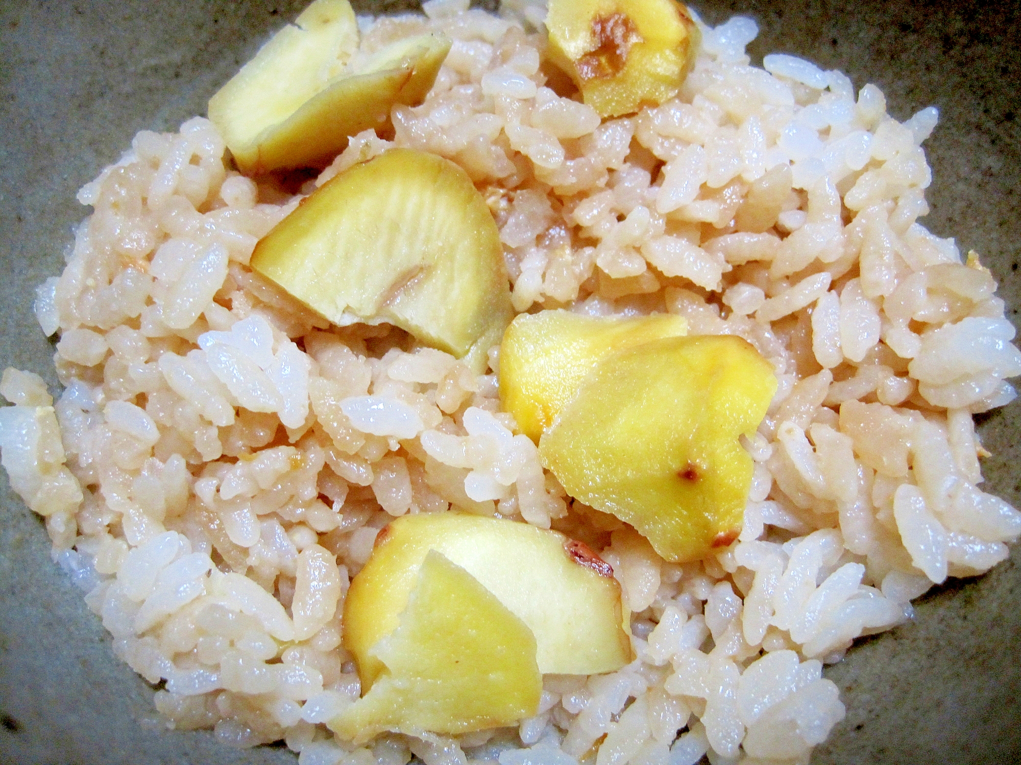 麺つゆ栗ご飯 レシピ 作り方 By Yukkiy8 楽天レシピ