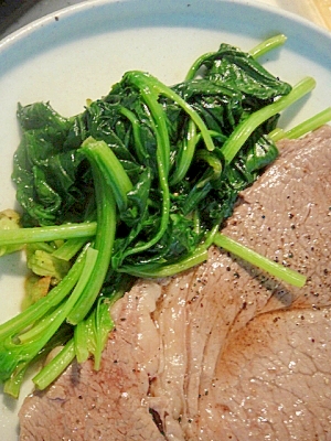 ステーキのお供に ほうれん草のバターソテー レシピ 作り方 By ぷっちびす 楽天レシピ ステーキのお供に ほうれん草のバターソテー レシピ 作り方 By ぷっちびす 楽天レシピ