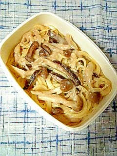 きのこのクリームパスタのお弁当 レシピ 作り方 By ティア アスラン 楽天レシピ