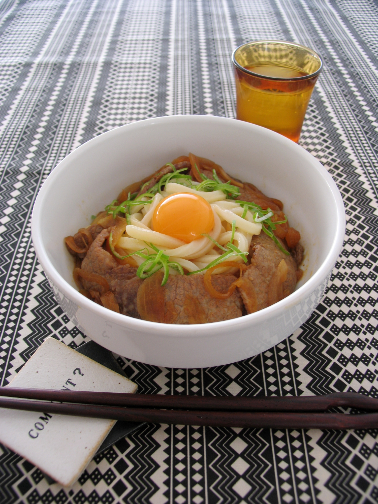 スタミナ焼肉うどん