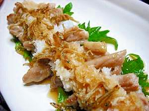 鶏肉のサッパリおろしポン酢がけ