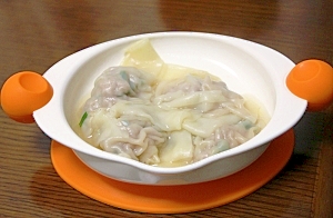離乳食(完了期)お肉が食べやすい♪ワンタン