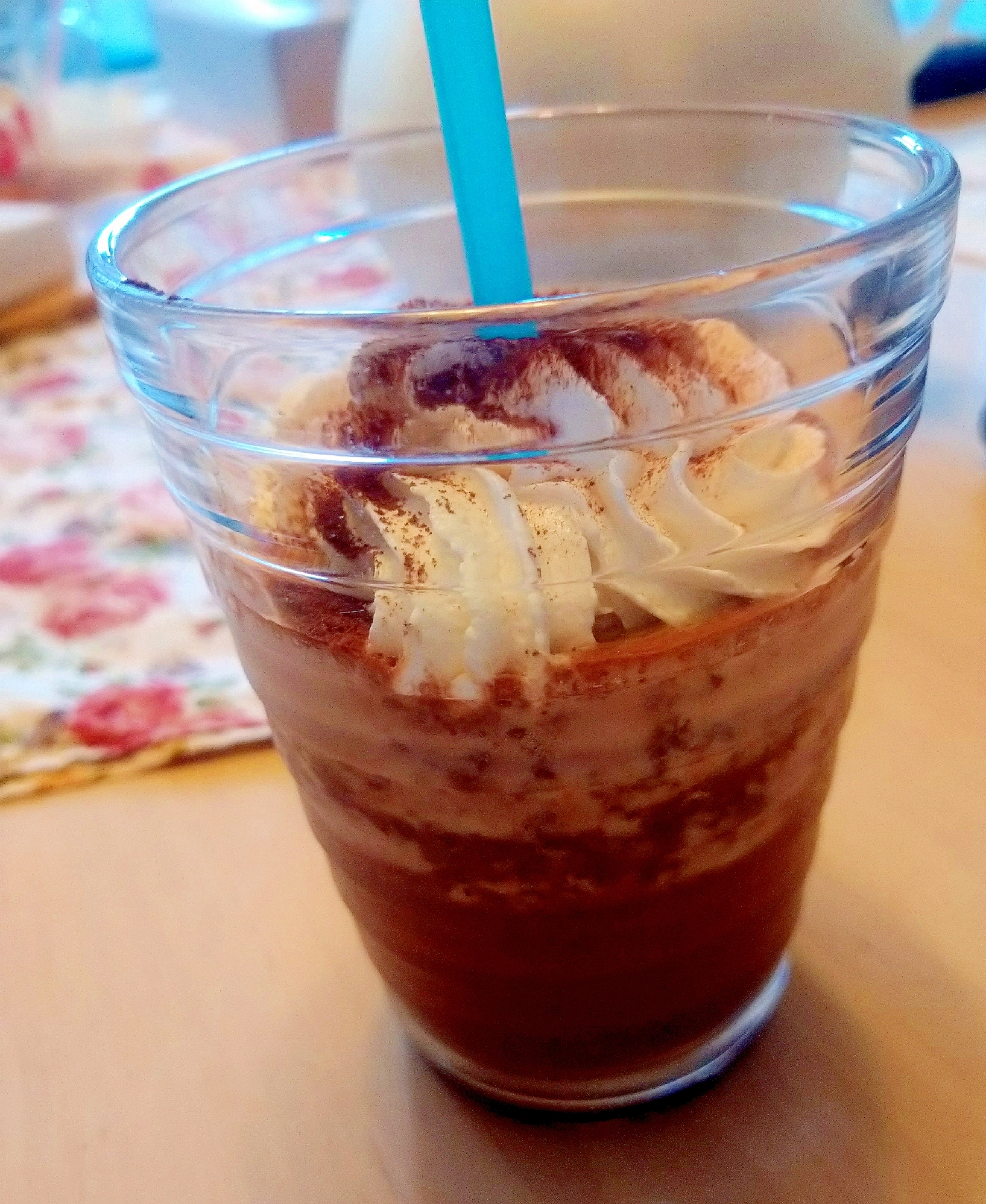 ダークチョコモカフラペチーノ風