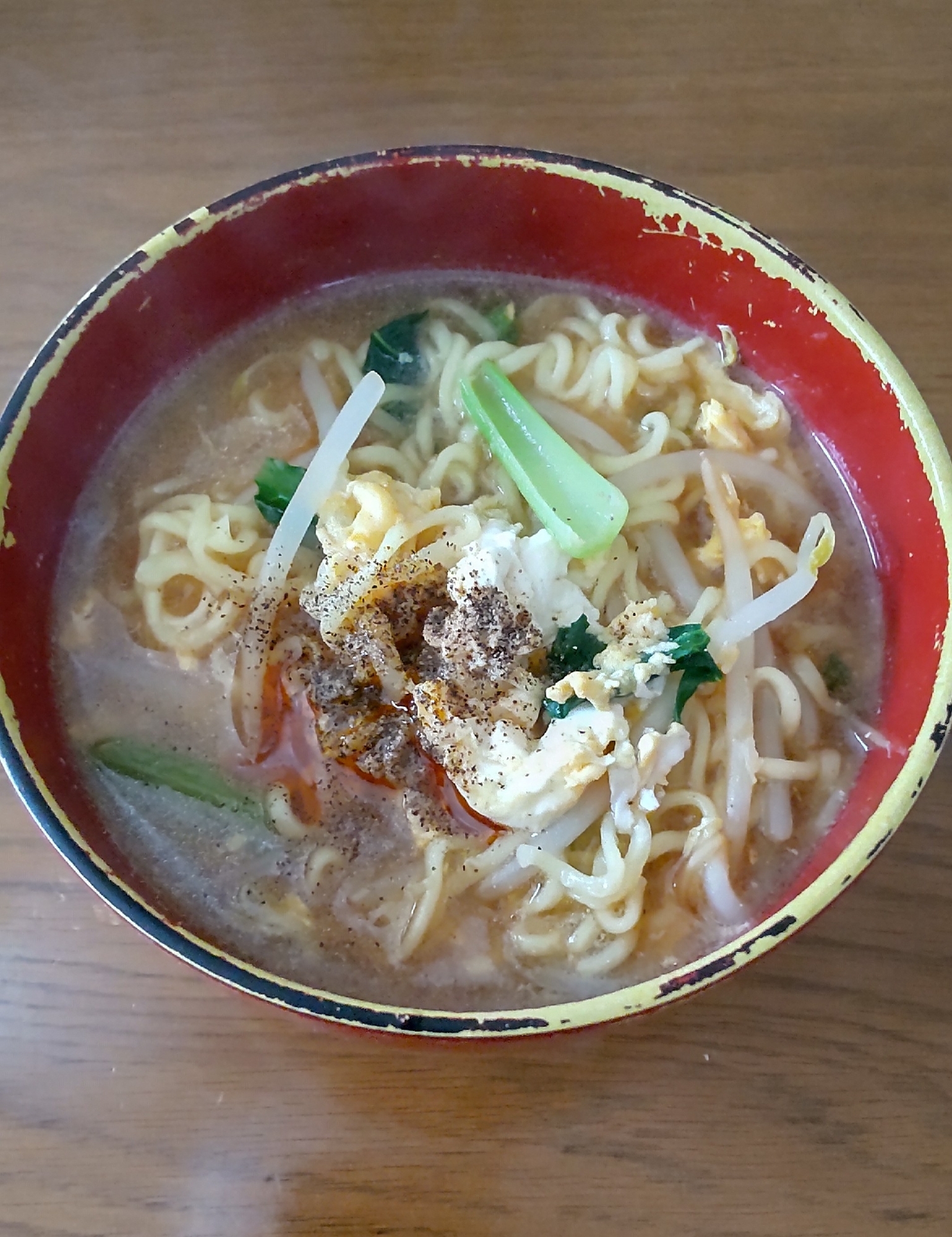 インスタント味噌ラーメン♪