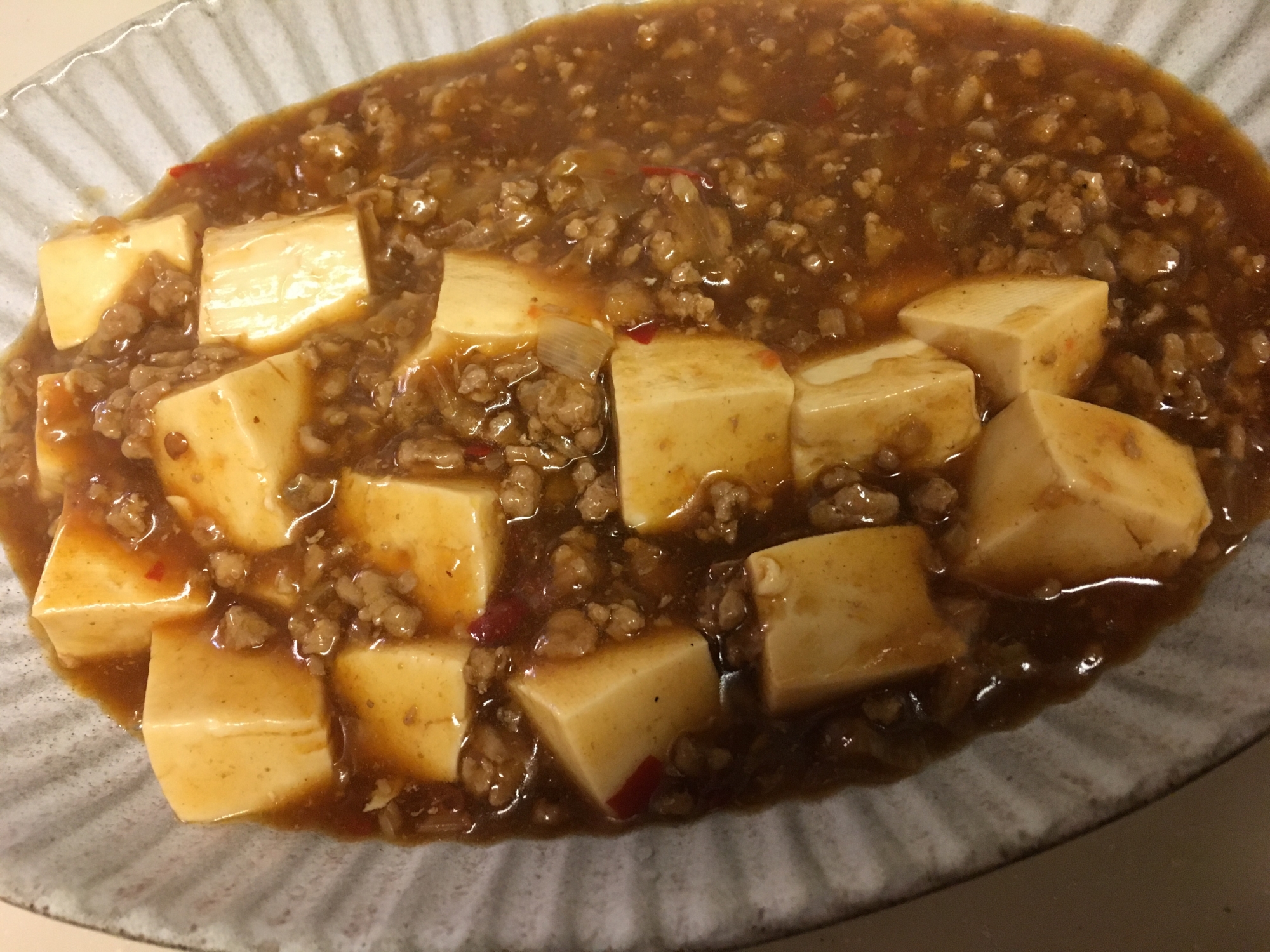 ひき肉たっぷり麻婆豆腐