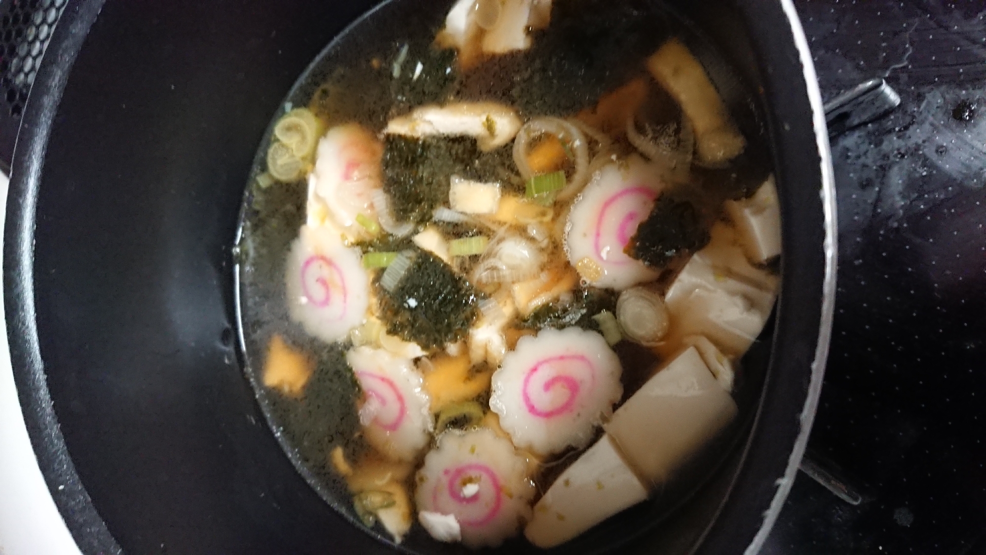 豆腐のりスープ