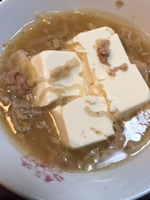 豚肉豆腐の煮込み