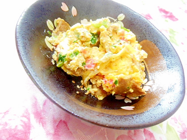 豚肉と小松菜と玉葱と紅生姜の卵炒め レシピ 作り方 By 小太郎１２１２ 楽天レシピ