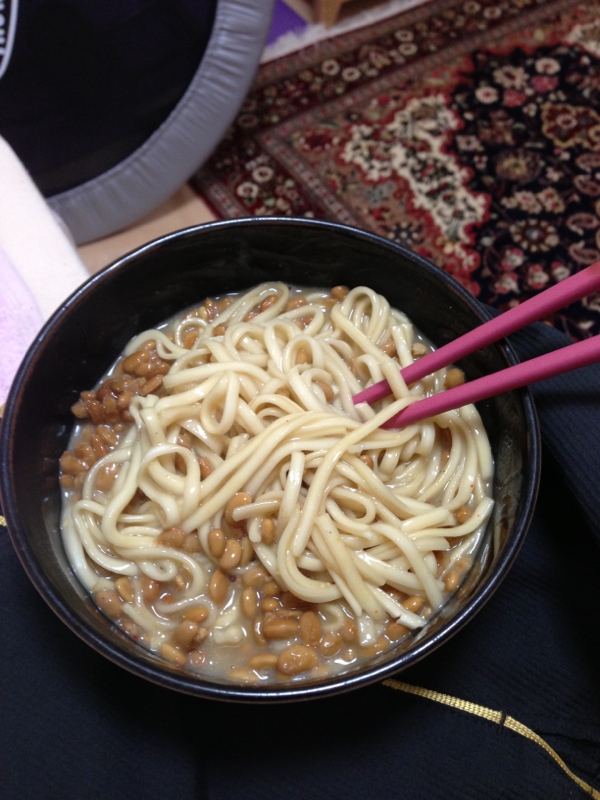 納豆うどん