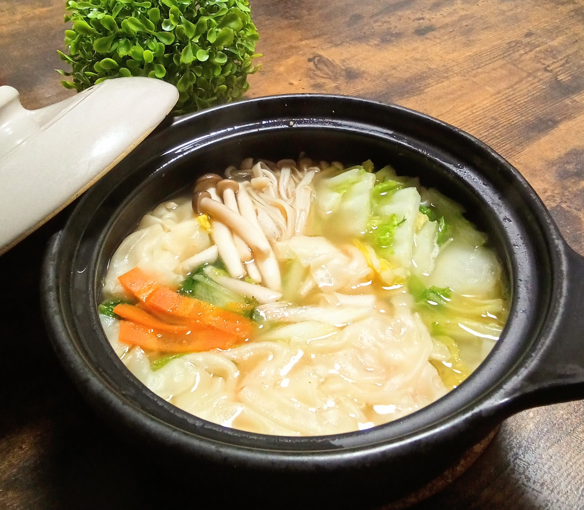 ワンタン鍋！
