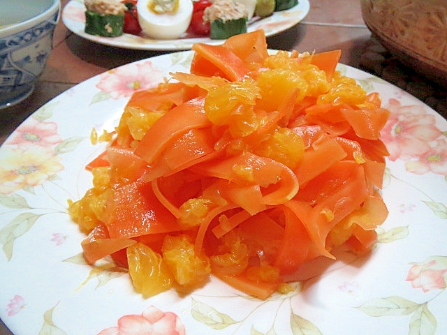 にんじんとオレンジのサラダ